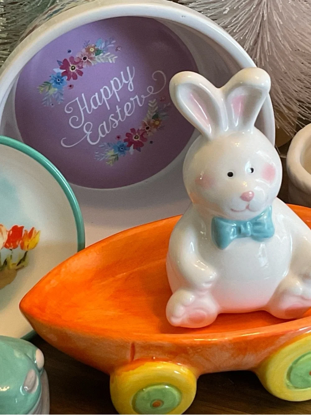 Bundle of Easter Spring Decor - OVER 20 PIECES - Excellent Used Condition